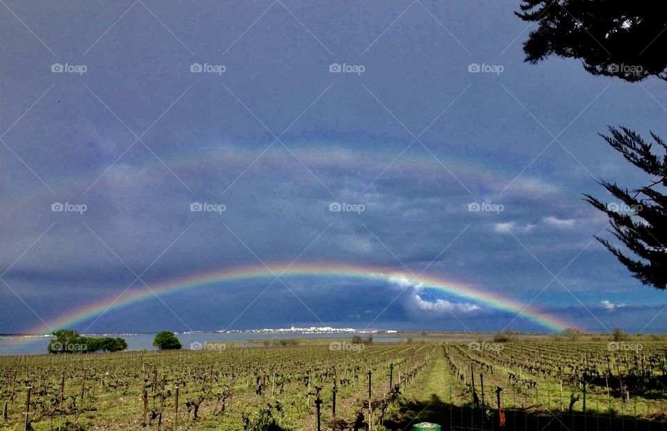 Double rainbow. France