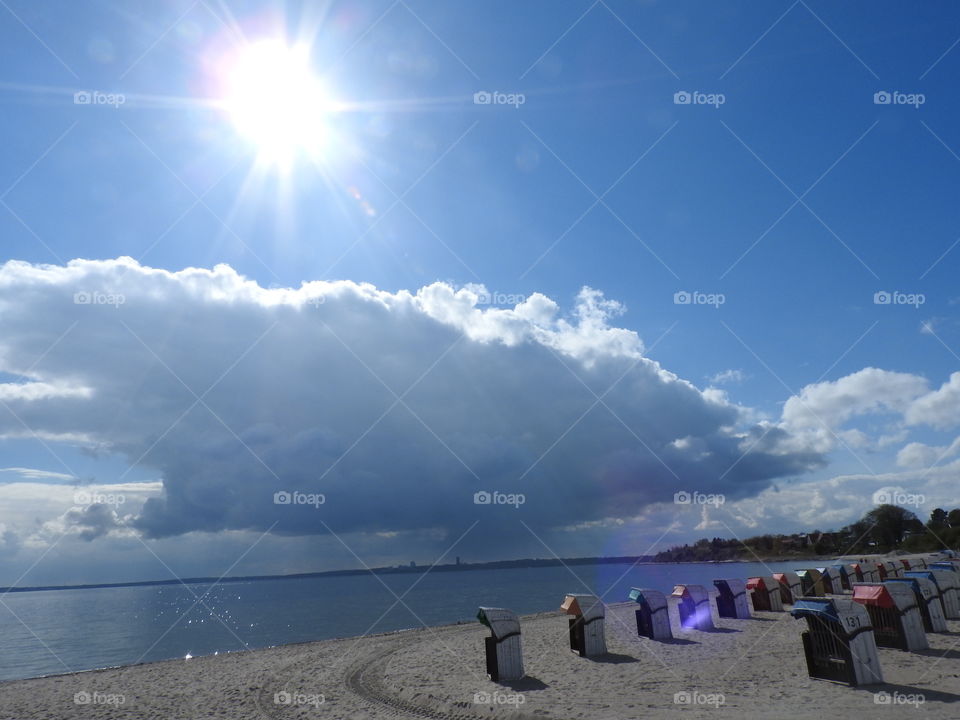 Strand und Sonnenschein