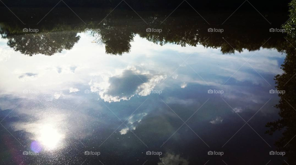 Reflection of a Cloud