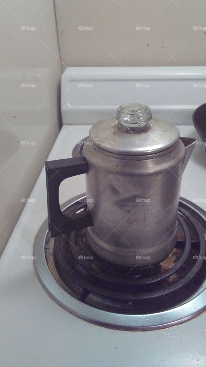 old time coffee pot