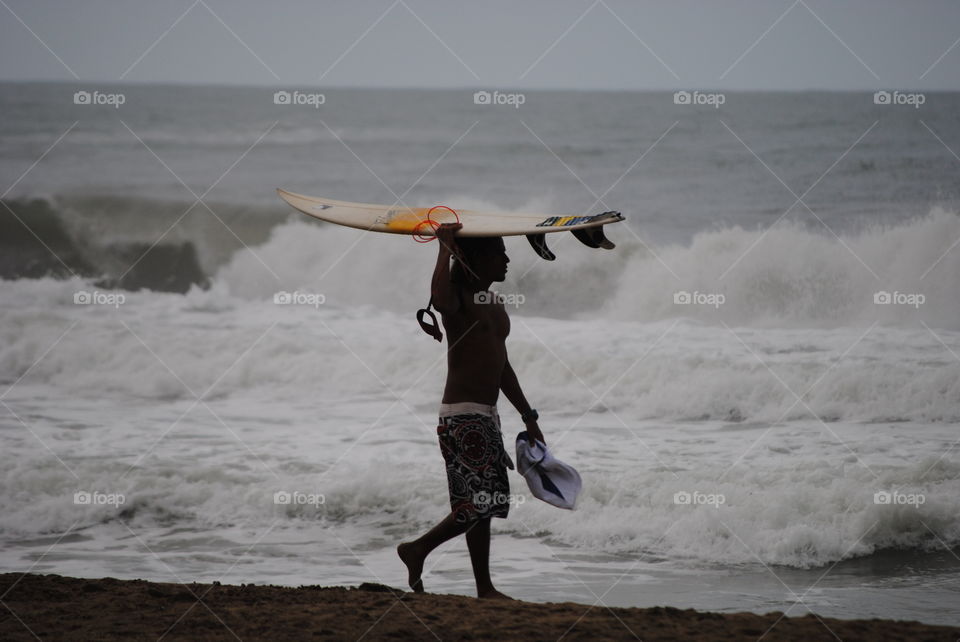 Puerto Viejo surfer