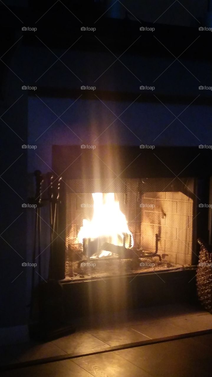 Warm Fireplace