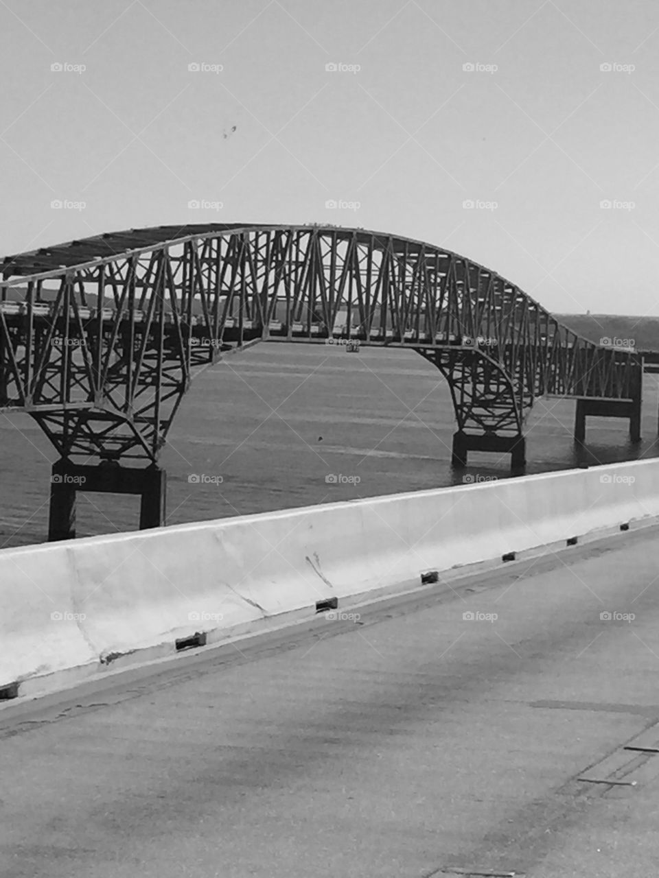 Bay Bridge. Bridge over the Chesapeake Bay