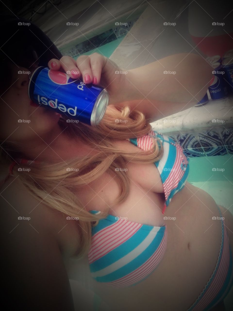 Pepsi and me in the summer 