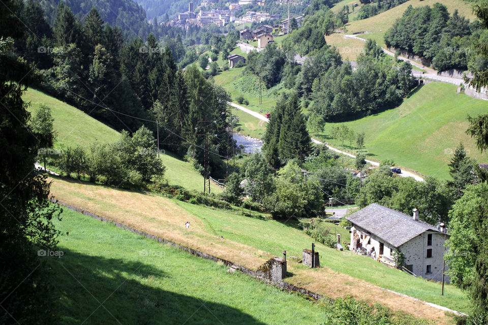 Italy, the village of Gandelino, province