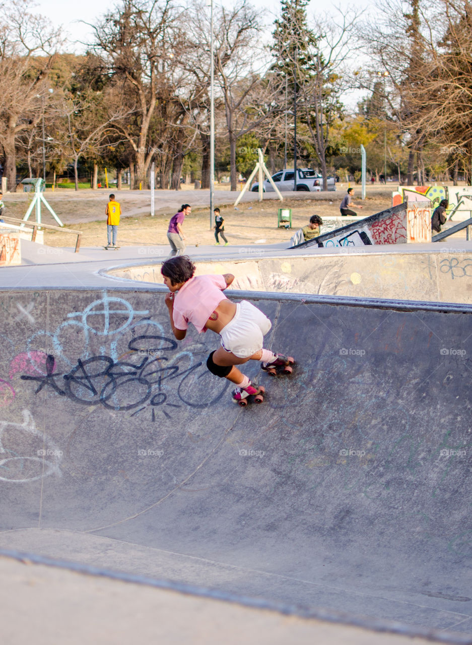 My secret ritual is to skate to clear my mind