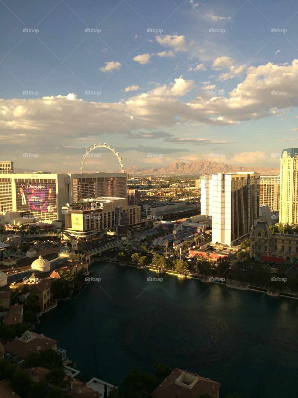 Vegas View from Bellagio