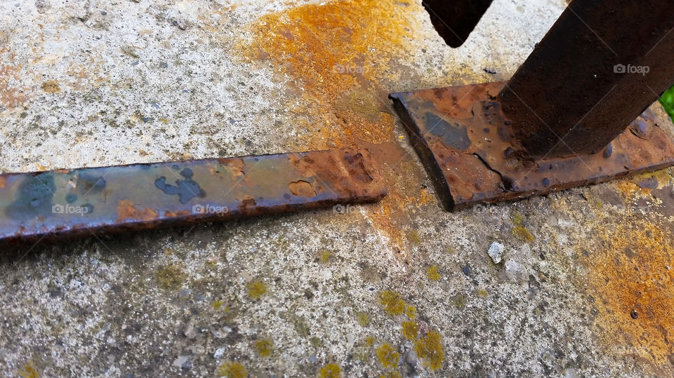 Rusted steel