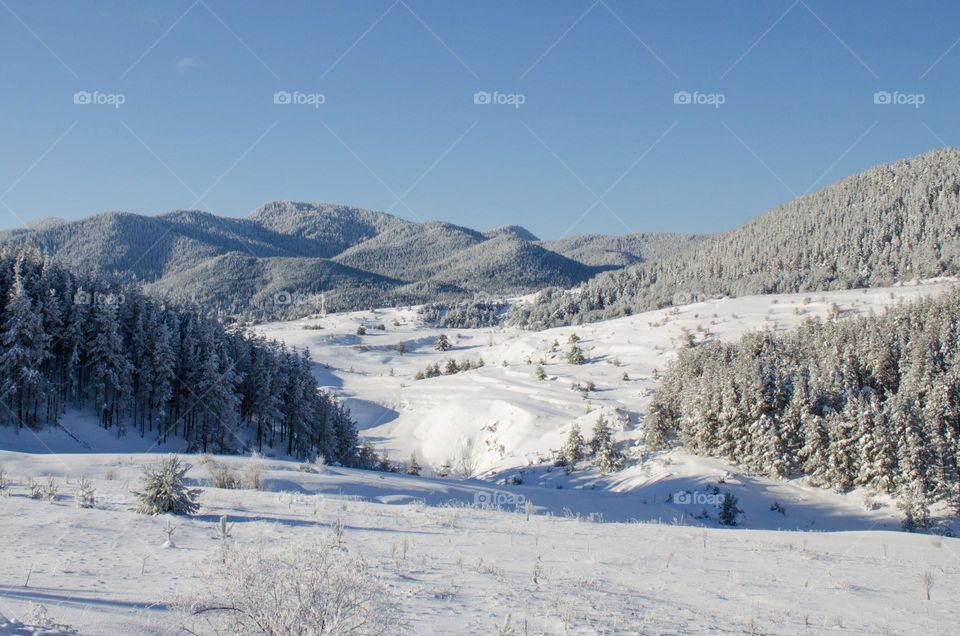 Winter landscape, Bulgaria