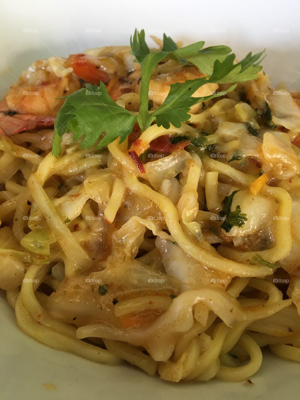 Chipotle shrimp pasta
