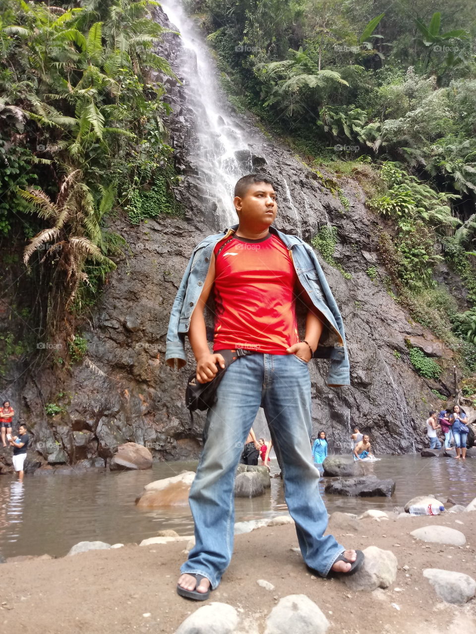 still stand in waterfall
