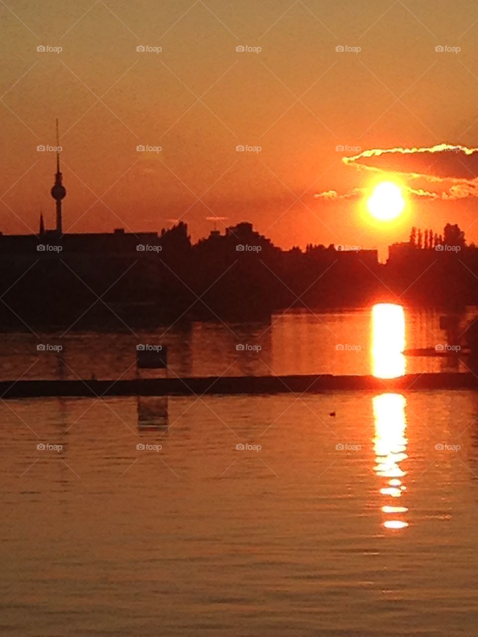 Sunset in Berlin