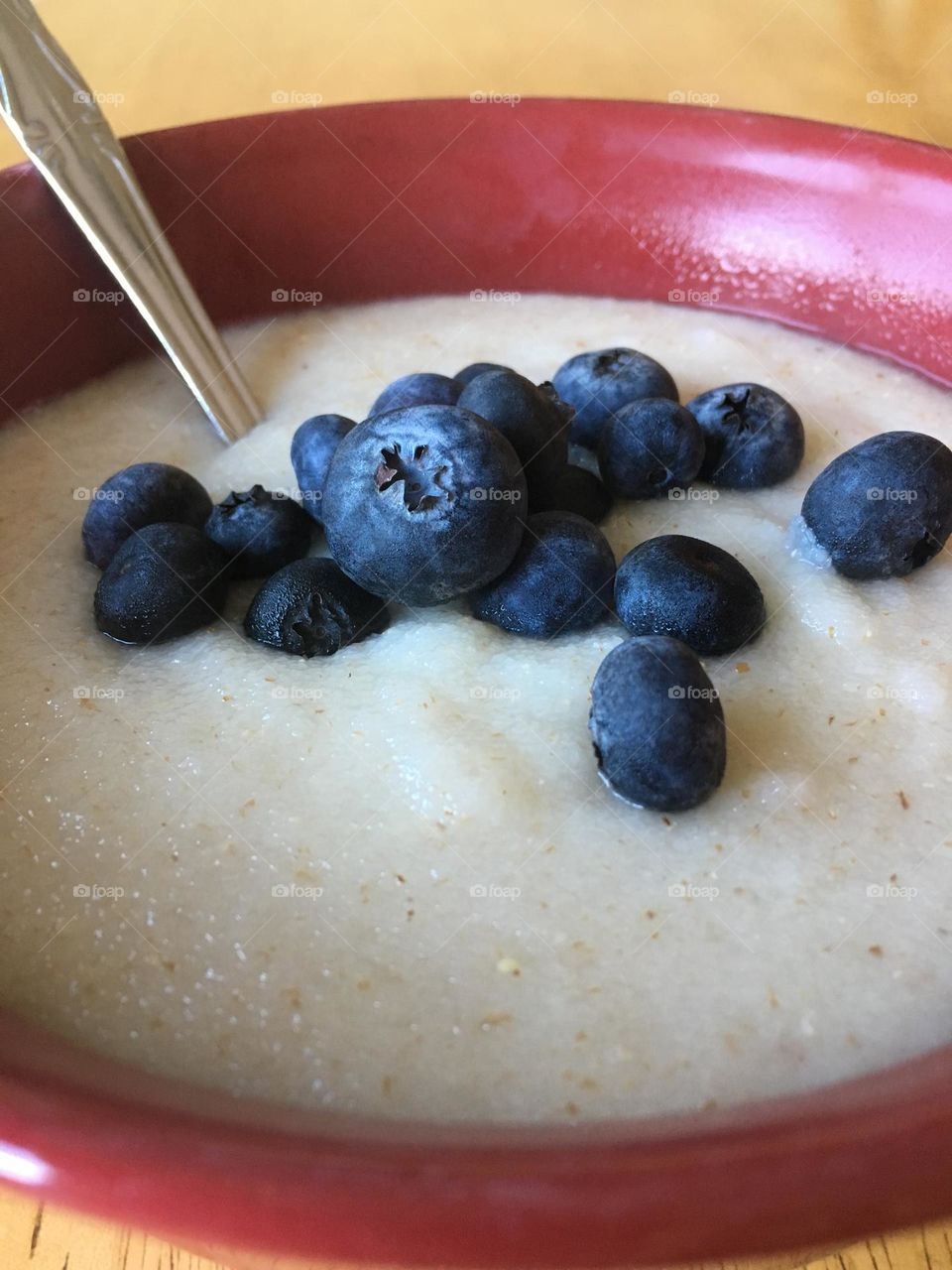 Blueberries for breakfast 