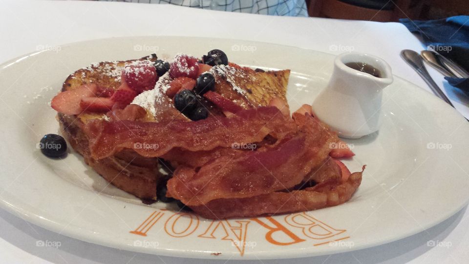 bacon and French Toast