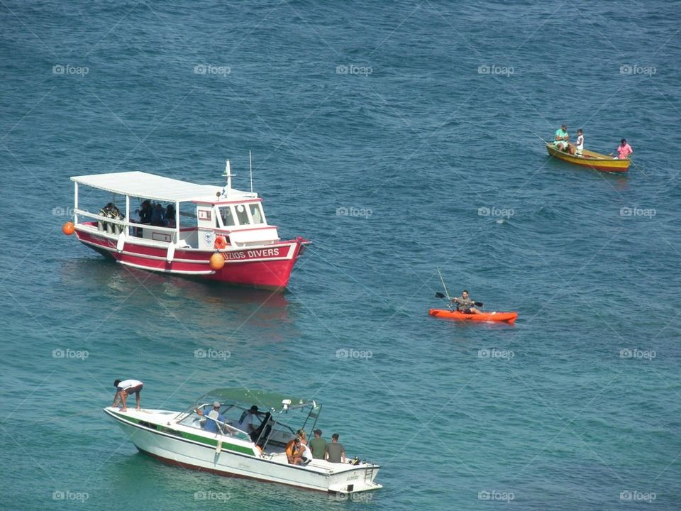 actividad en el mar