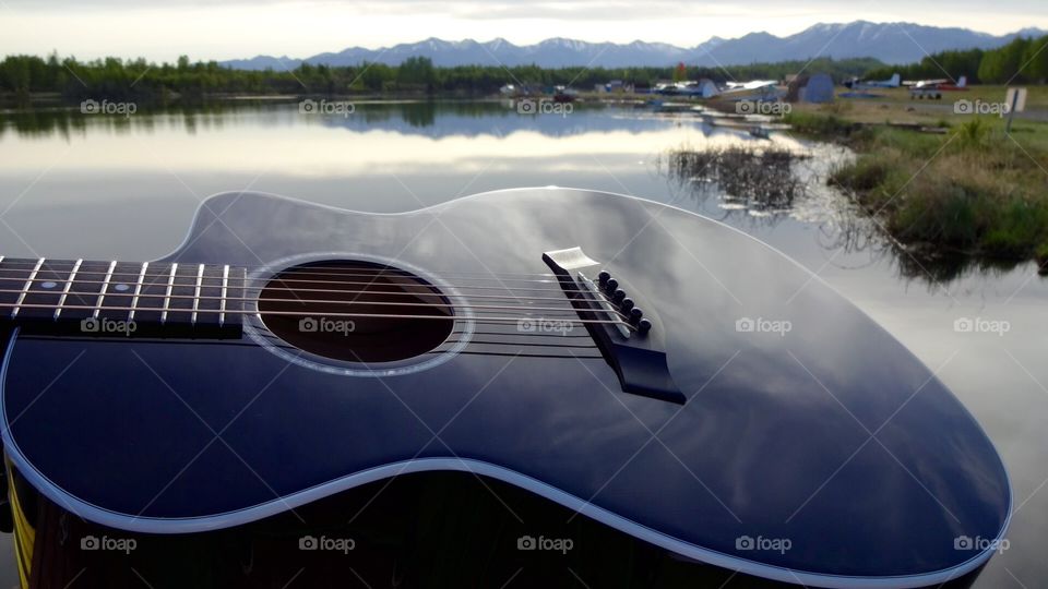 Guitar by Lake