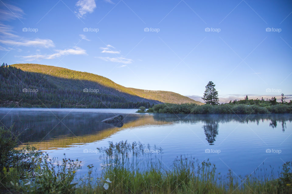 Lake reflection 