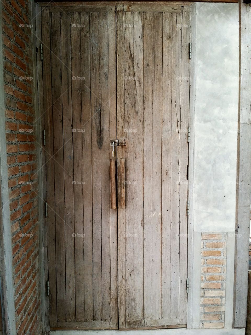 Old wooden door.