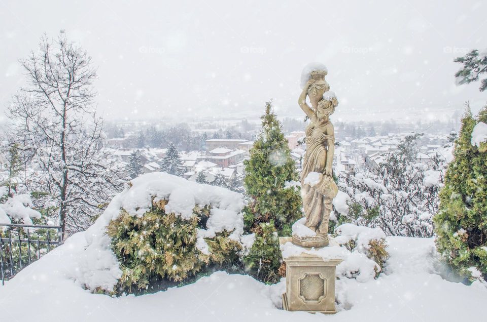 Winter landscape, Velingrad, Bulgaria