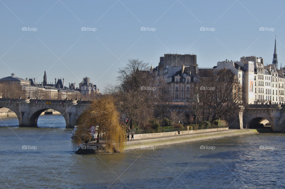 bridge over the Seine in Paris