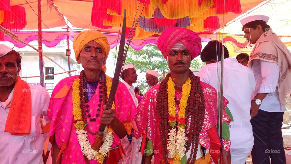 Two man in traditional clothing