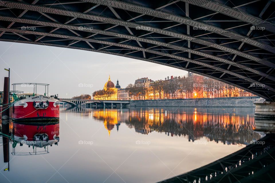 Lyon by the river