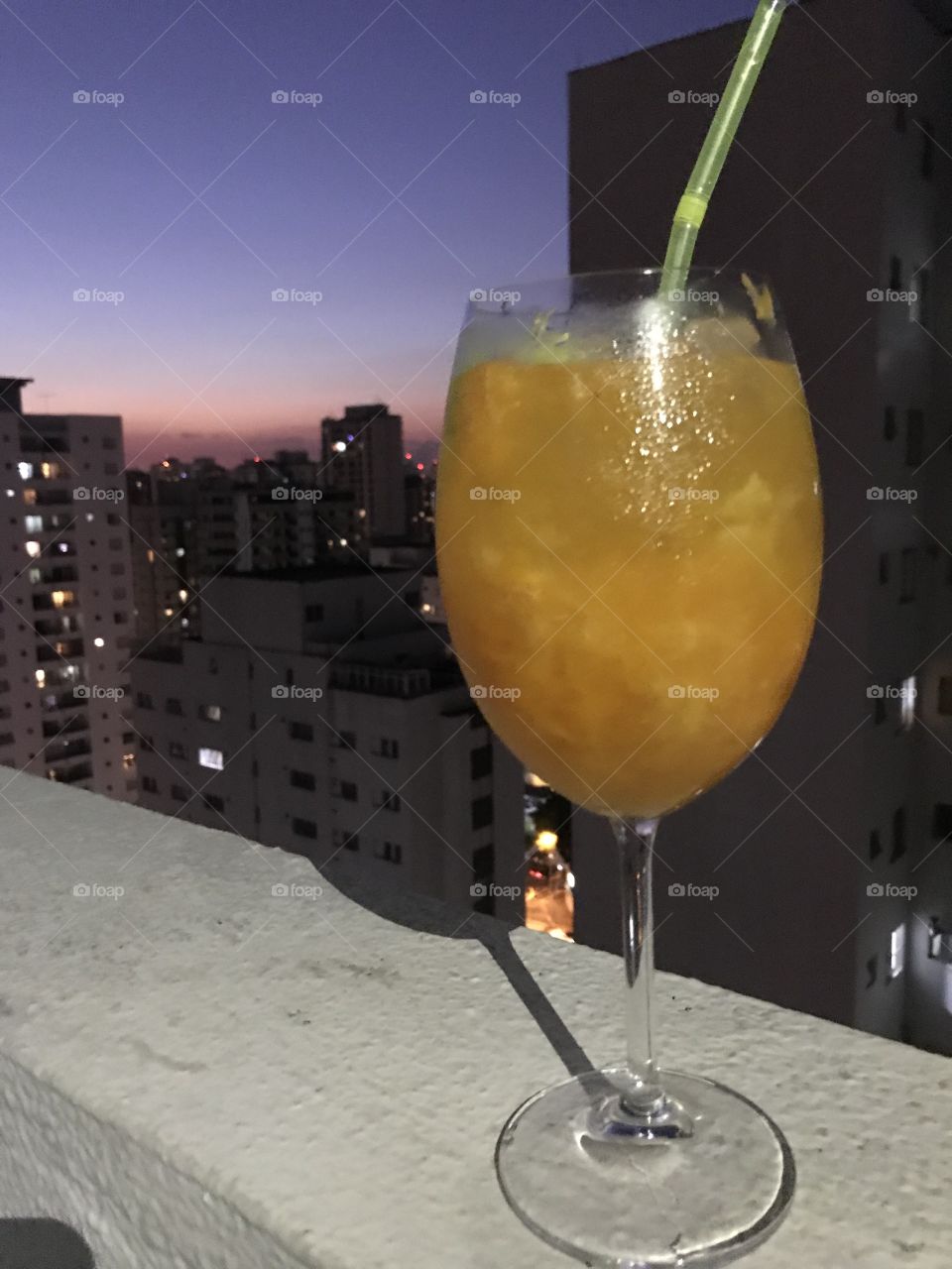 Cocktail caipirinha 