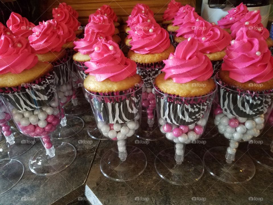 Girly Birthday Cupcakes