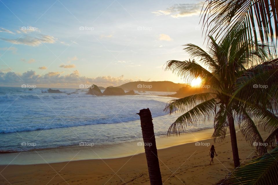 Walking on the paradise