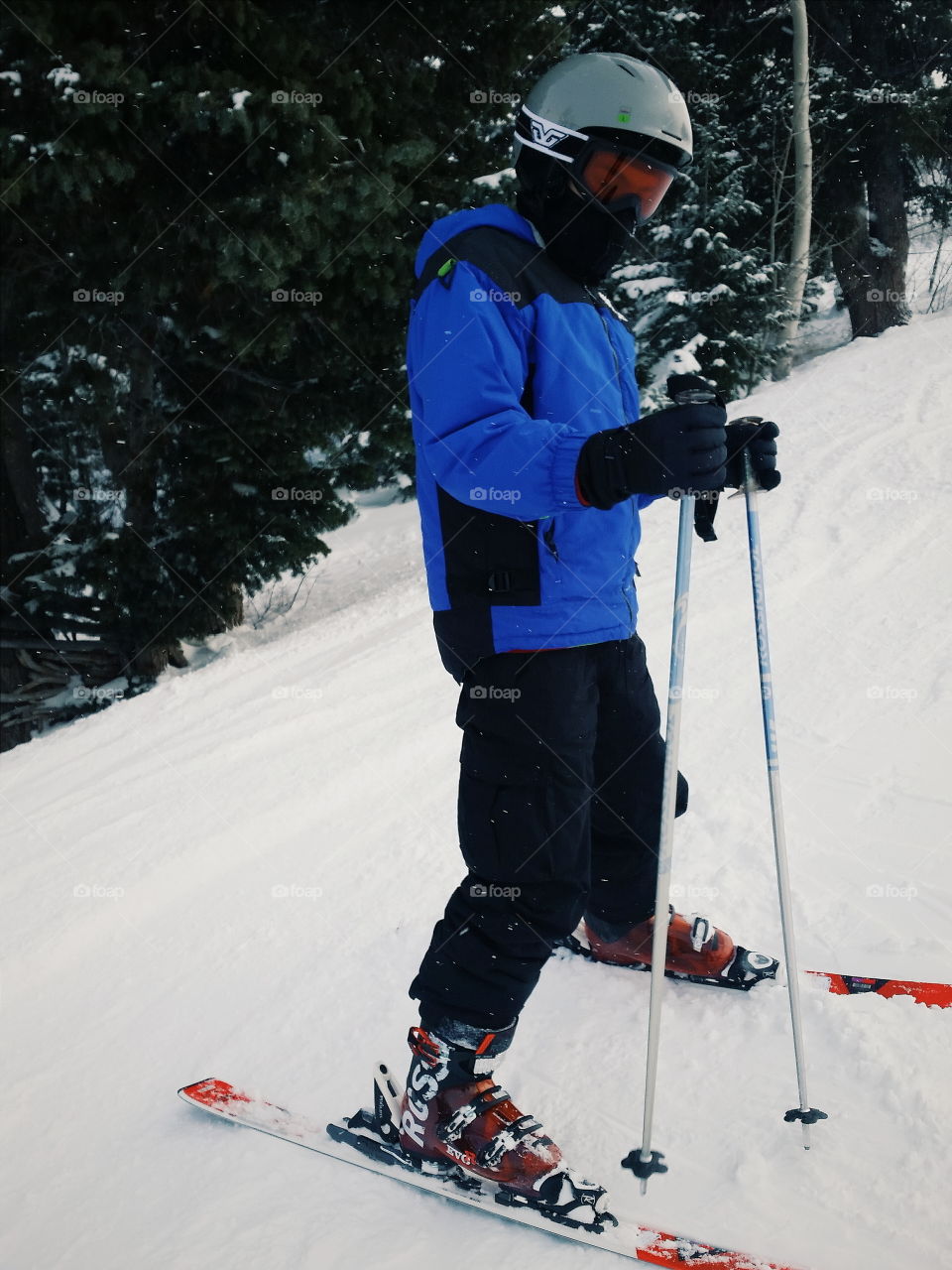 Skier Standing