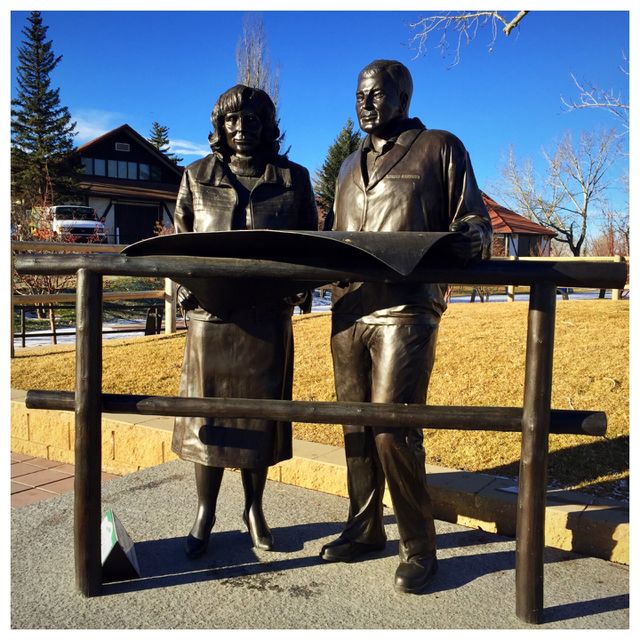 Statue at Spruce Meadows in Calgary, AB