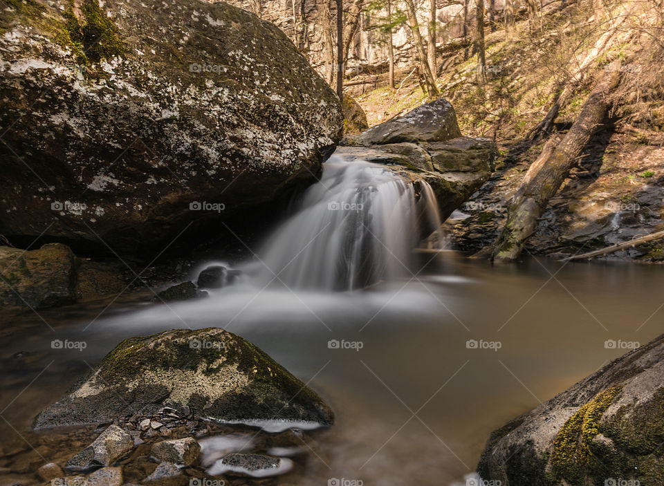 Beautiful waterfall at Cloudland Canyon State Park in Georgia