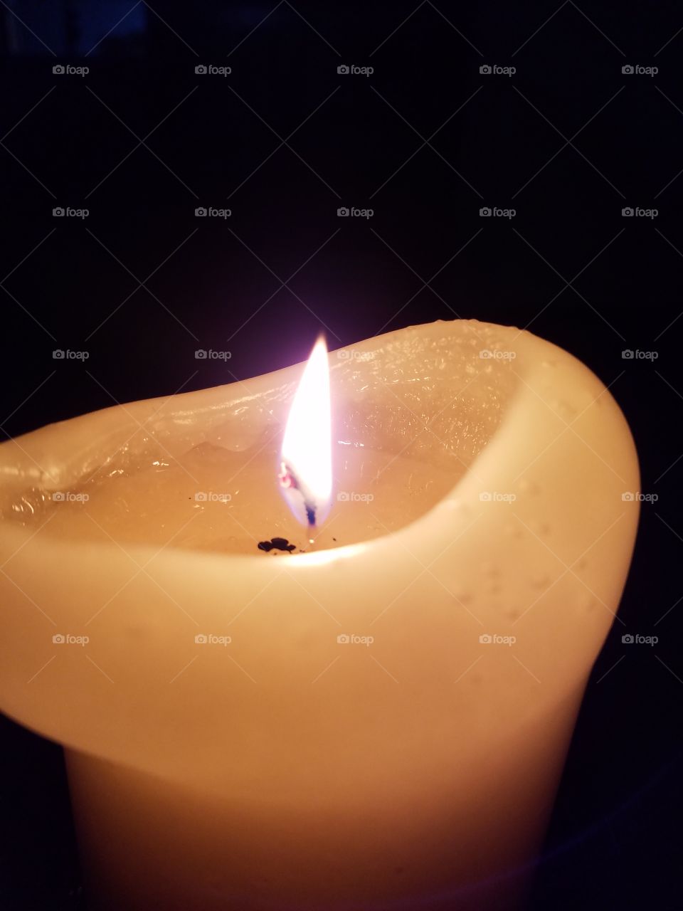 flame on candle