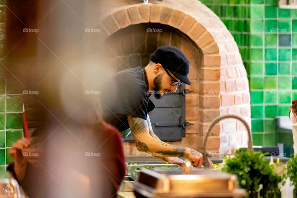 Getting the dinner ready 