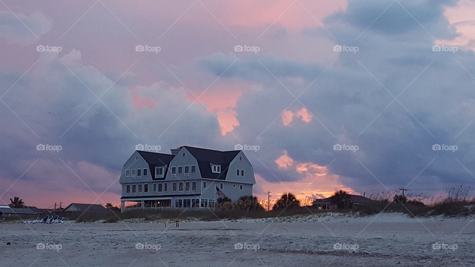 Sunset at the Inn on Amelia Island