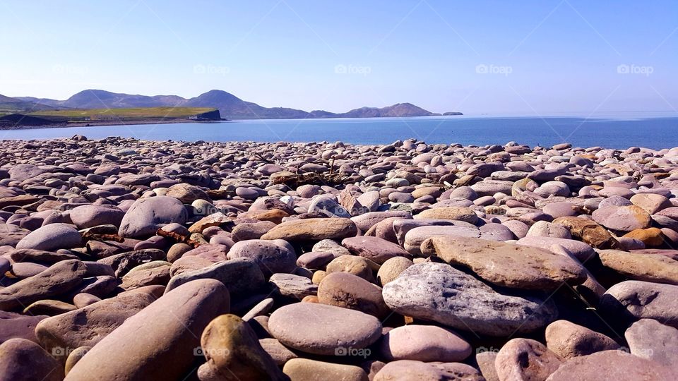 A pebble beach on the Ring of Kerry, Waterville