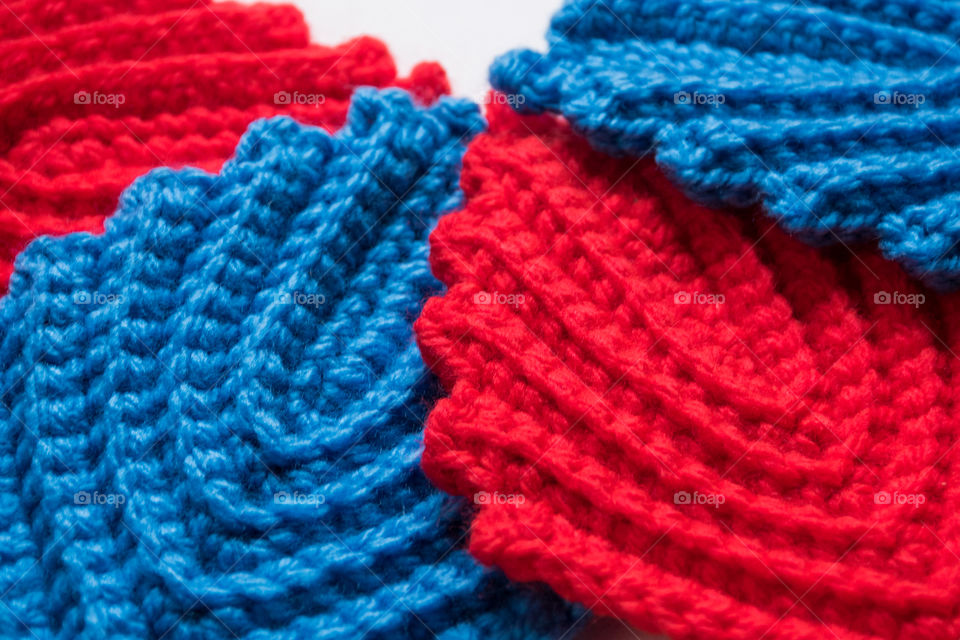 Colorful knitted texture 