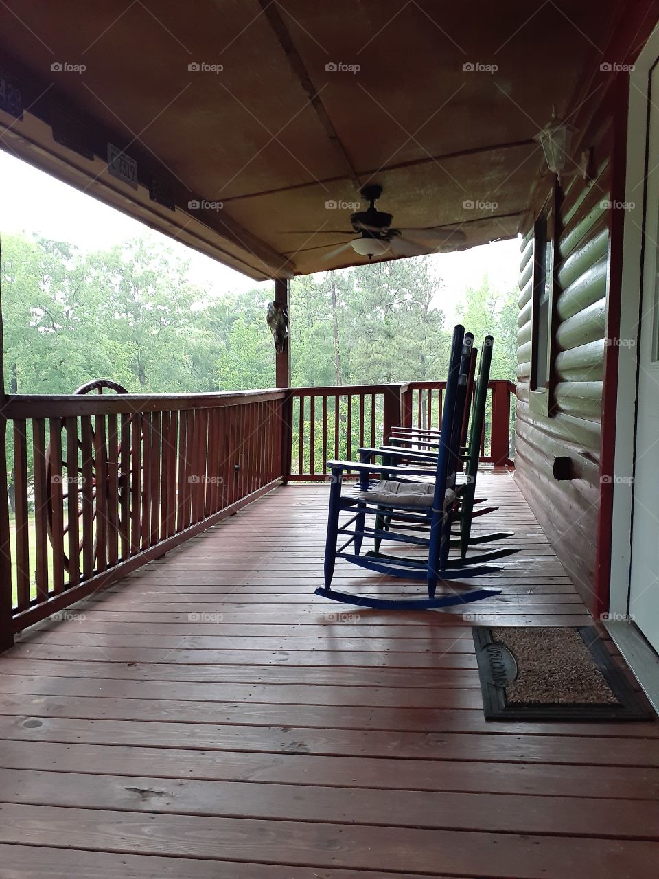 Rainy Day Rocking Chairs