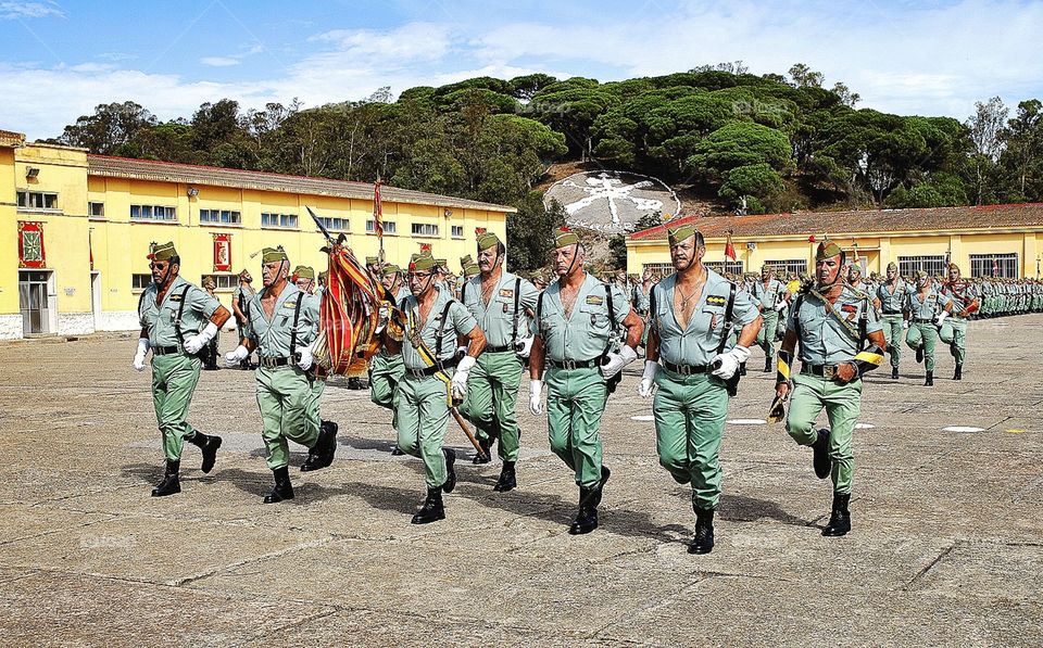 20 de septiembre del 2014, parada militar en García Aldave, ceuta.