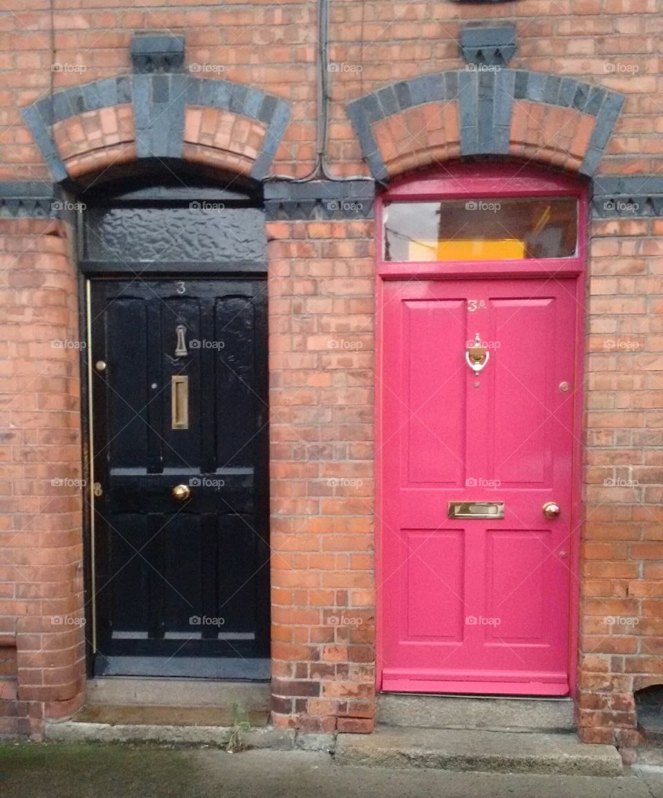 Doors in Dublin.  Rare beautiful.