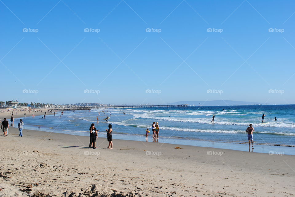 Venice beach sunny day