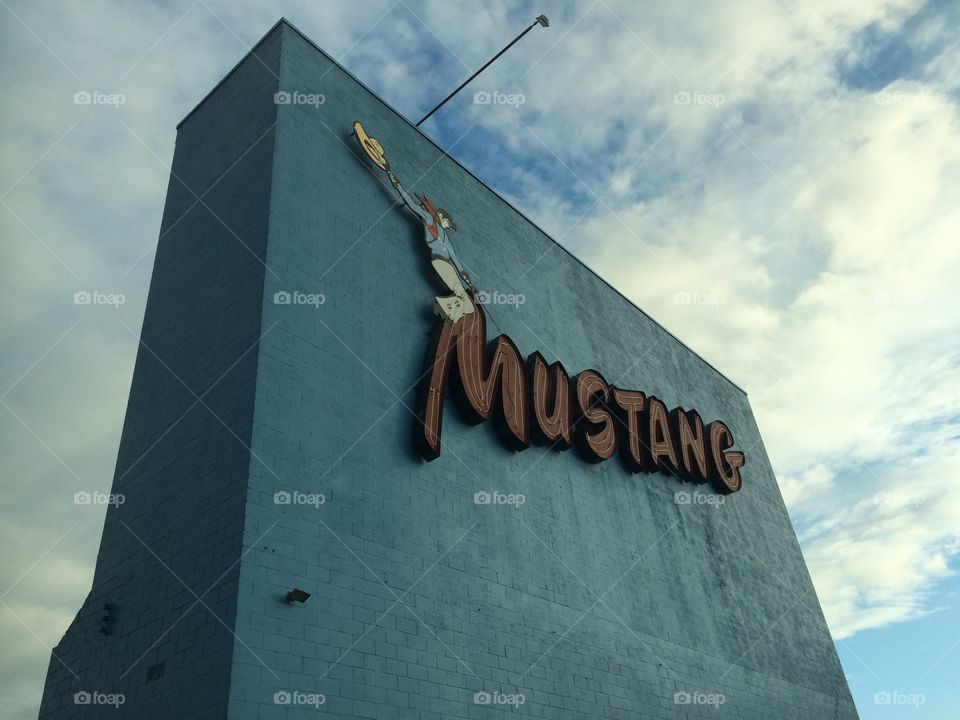 Mustang Drive-In Theater. A vintage drive-in theater still running today in Guelph, ON, Canada.