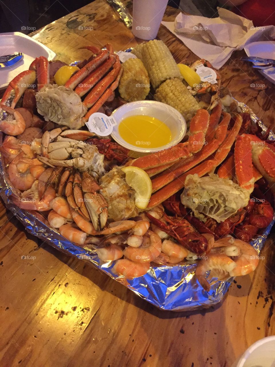 Dinner at the Crab Shack