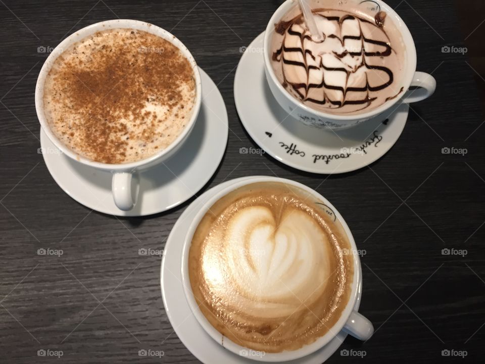 Just three coffee 