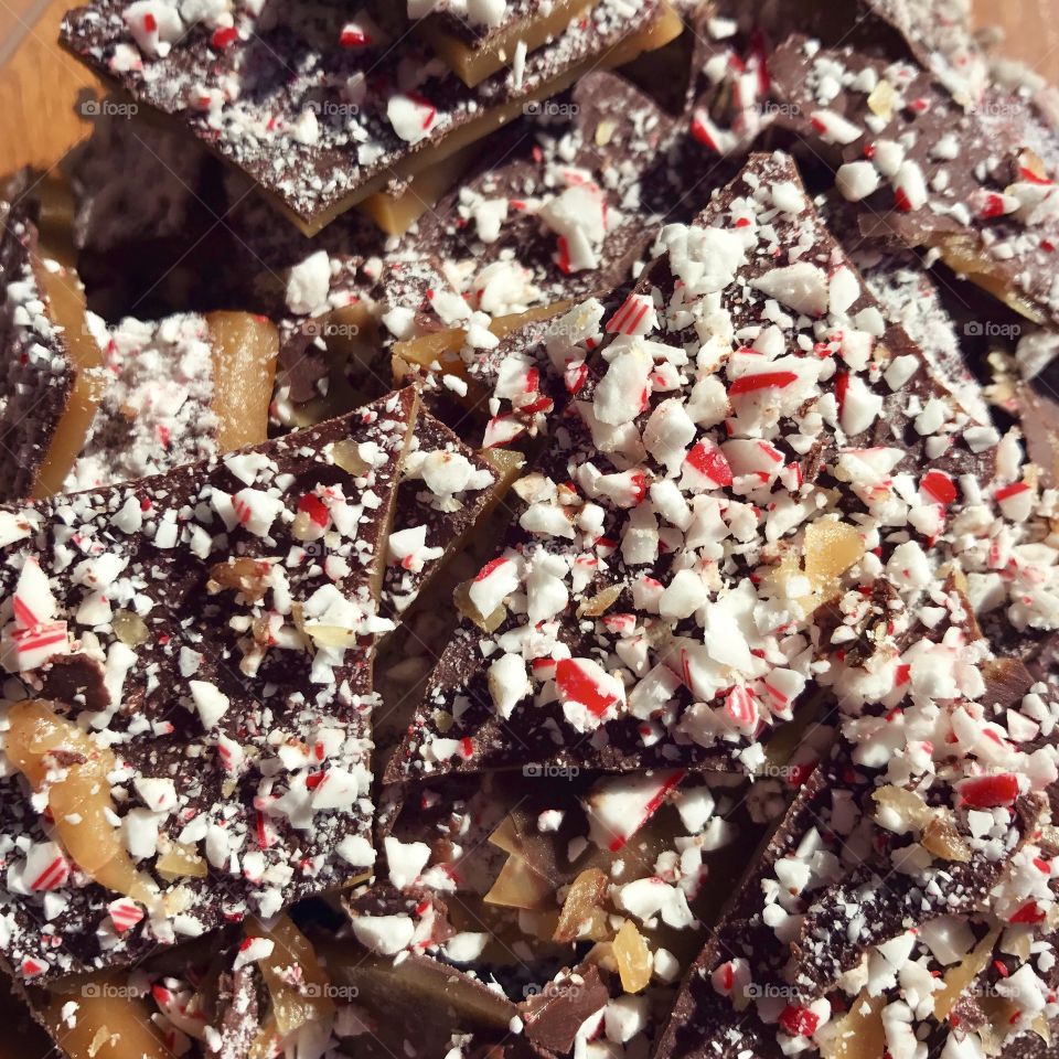 Baking Christmas candy is a favorite tradition!
