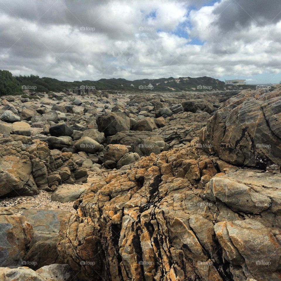 Sea side boulders 