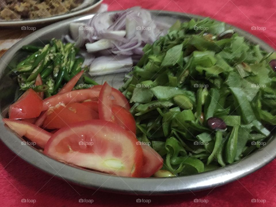 While cooking dinner with my roommates. 