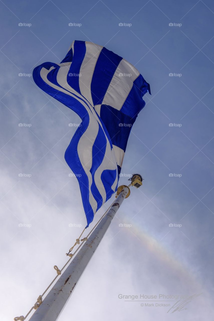 Acropolis Flag