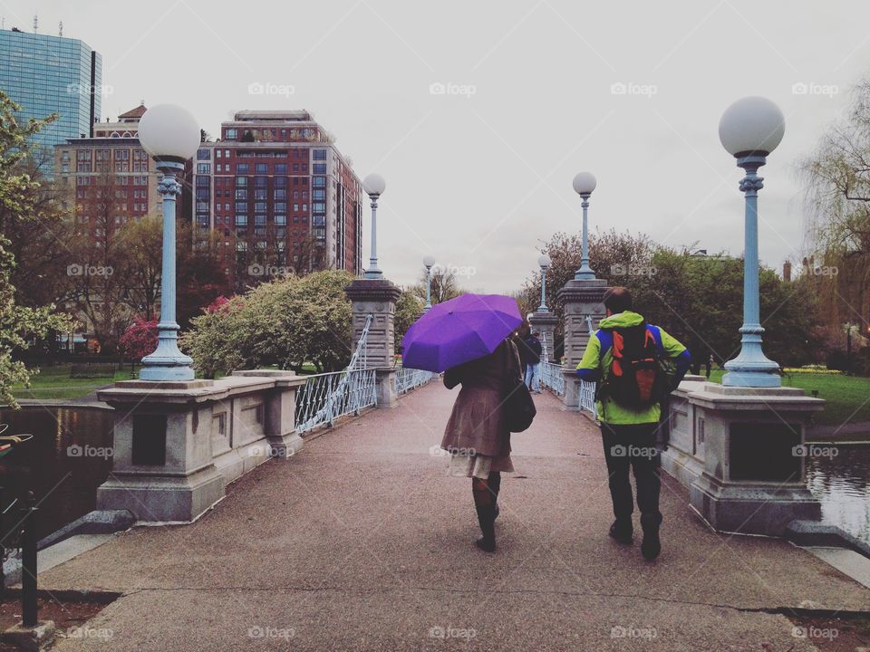 A rainy day in Boston 
