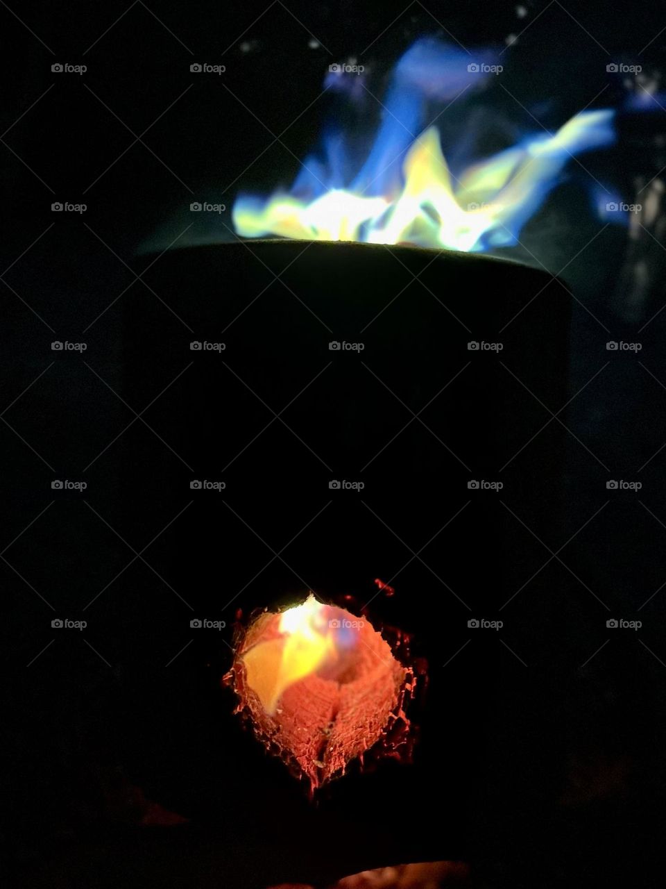 Colorful magical fire 🔥